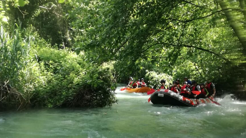 Rafting in Umbria